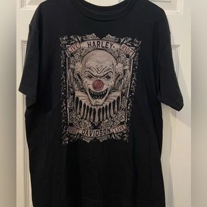 Harley Davidson Scary Clown tee sz. Large Men’s